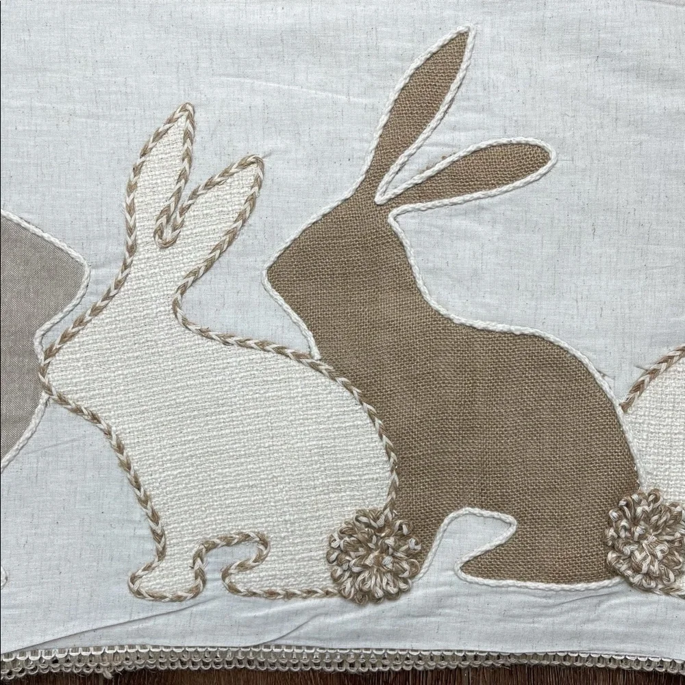 Tabitha Webb Embroidered Spring Easter Table Runne